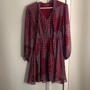 Long sleeve Printed West Kei Dress